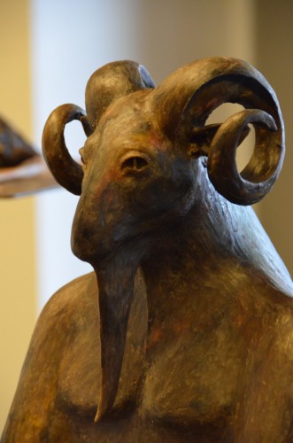 Escultura de Zodiac Carnero, Hans Grootswagers